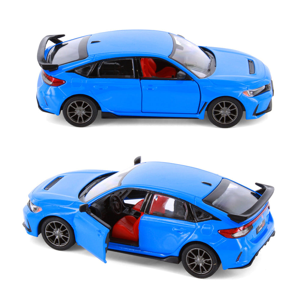Kinsmart Honda Civic Type R 2024 Blue (1:36 Scale Diecast Car)
