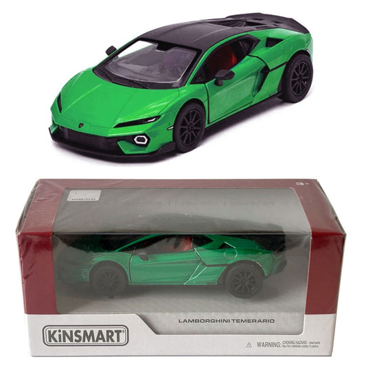 Kinsmart Lamborghini Temerario Green (1:38 Scale Diecast Car)