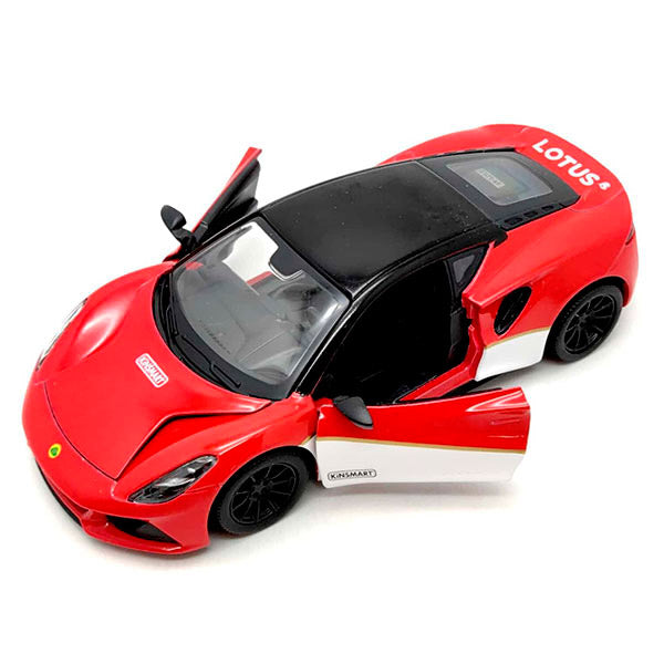 Lotus Emira Heritage Edition Red / White (1:34) Kinsmart