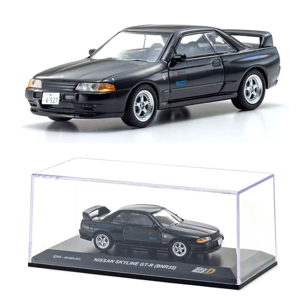 Kyosho Nissan Skyline GT-R R32 (BNR32) Black Initial-D (1:64 Scale)