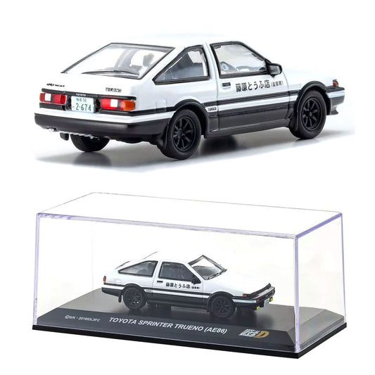 Kyosho  Toyota Sprinter Trueno AE86 White / Black Initial-D (1:64)
