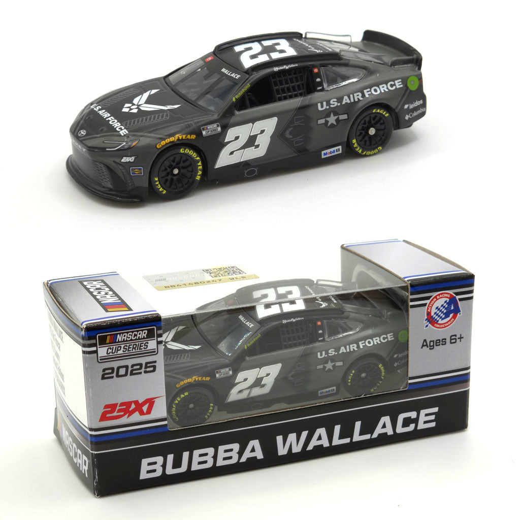 Bubba Wallce #23 US Air Force 2025 Toyota Camry (1:64 Scale) ARC