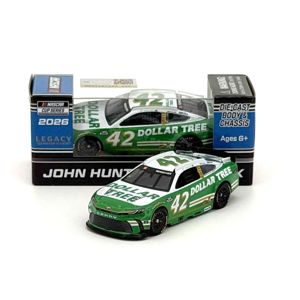 John Hunter Nemechek #42 Dollar Tree 2026 Toyota Camry Nascar (1:64)