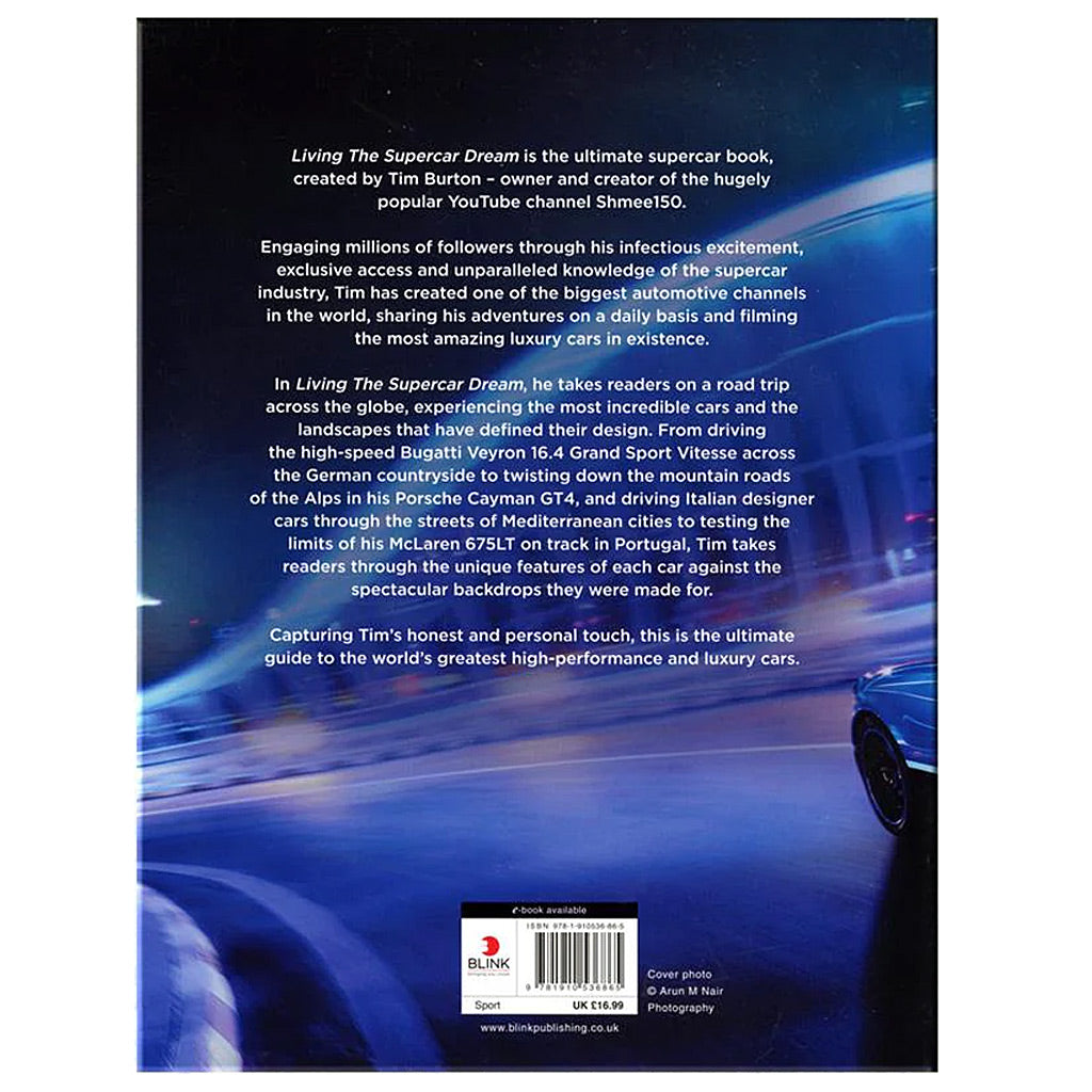 Living The Supercar Dream by Shmee150 (Tim Burton) Paperback Book