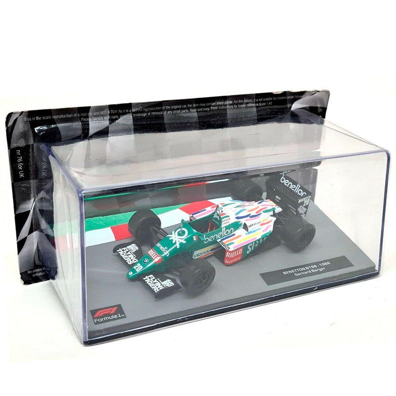 Benetton B186 #20 Gerhard Berger F1 1986 (1/43) Altaya