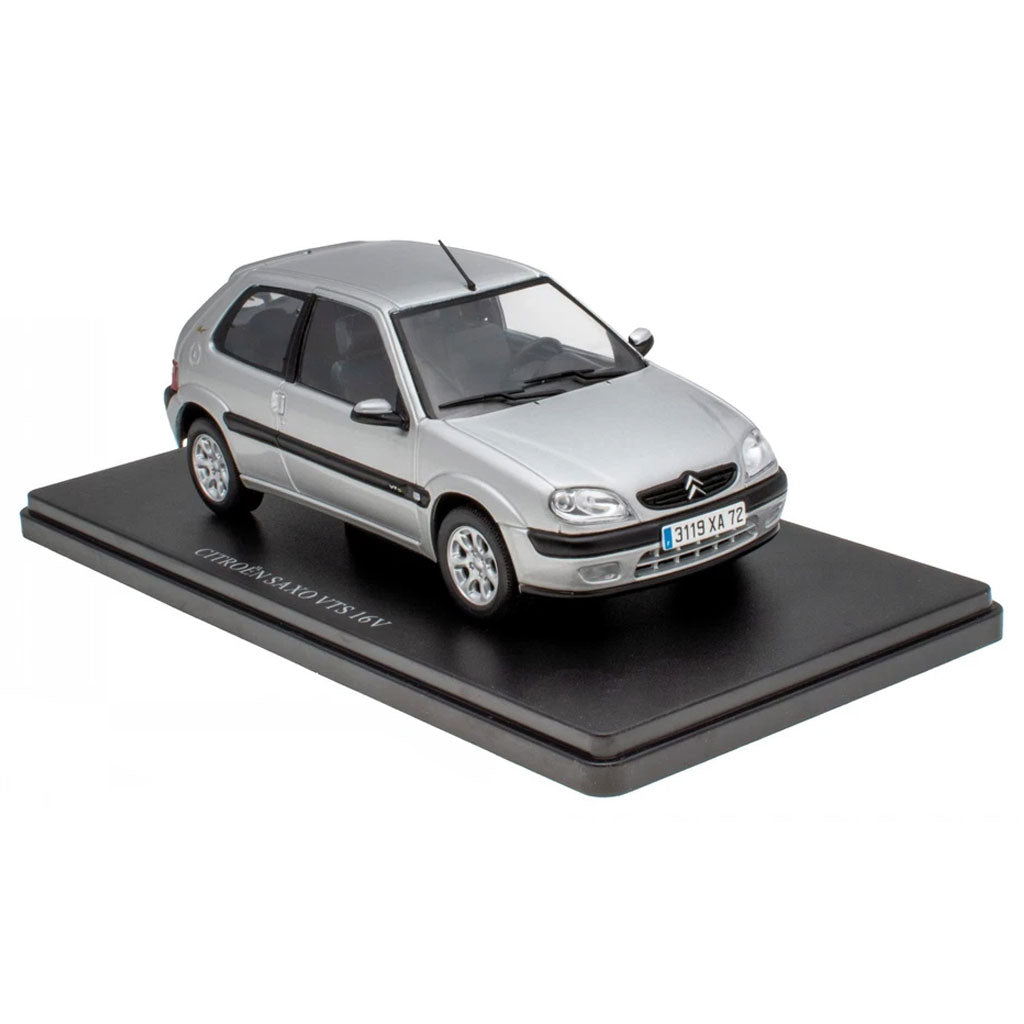 Citroen Saxo VTS 16V 2000 Silver (1:24 Scale) Edicola (Damaged)