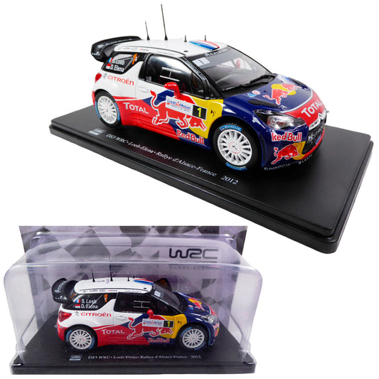 Citroen DS3 WRC #1 Rally Alsace France 2012 Loeb / Elena (1/24) Altaya