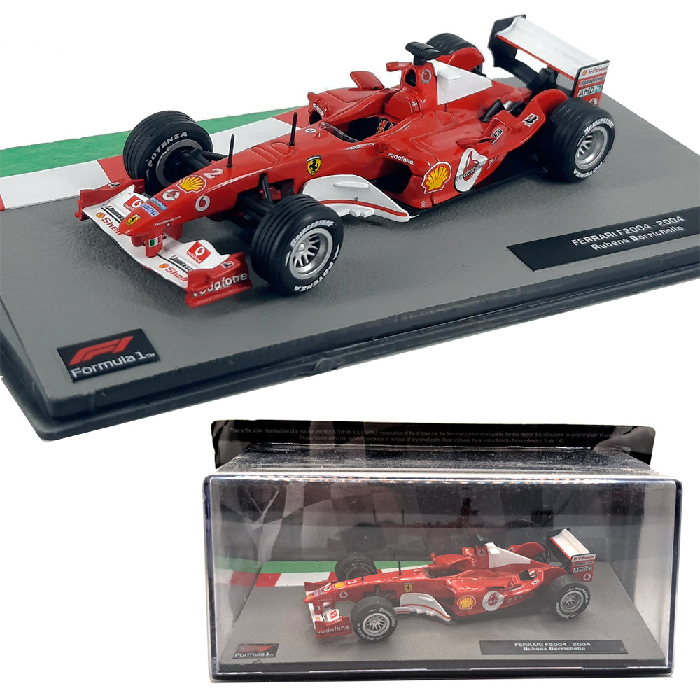 Ferrari F2004 #2 Rubens Barrichello F1 2004 (1/43) Altaya