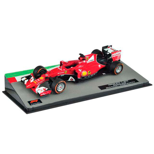 Ferrari SF15-T #5 Sebastian Vettel F1 2015 (1/43) Altaya (Case Cracked)