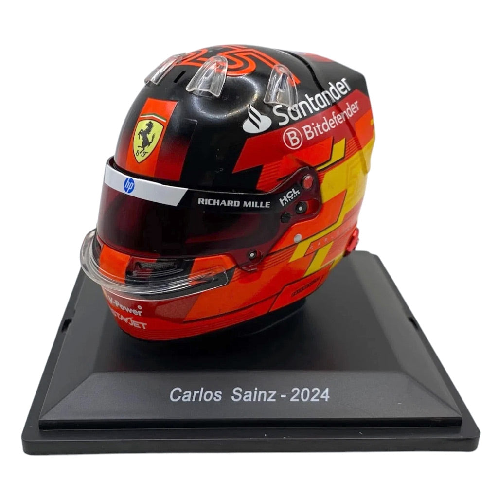 Carlos Sainz 2024 Formula 1 Helmet Ferrari 1:5 Scale Replica Helmet