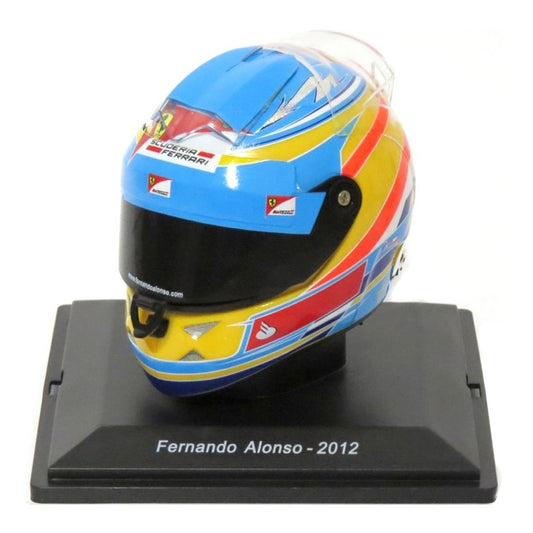 Fernando Alonso Mini F1 2012 Season Helmet Ferrari Scuderia (1:5)
