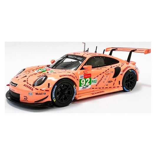 Porsche 911 RSR #92 Pink Pig LMGTE-Pro Le Mans 2018 (1/43) Altaya