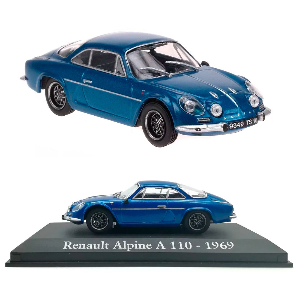 Renault Alpine A110 Blue 1969 (1:43 Scale) Edicola