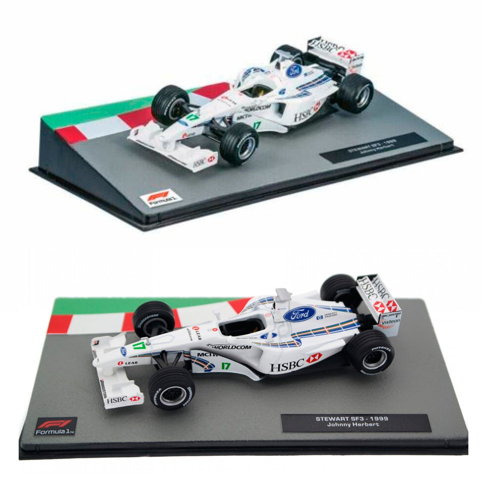 Stewart SF3 #17 Johnny Herbert 1999 F1 (1/43) Altaya (Cracked Case)