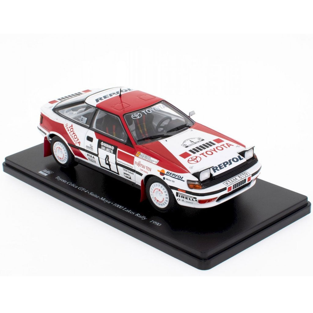 Toyota Celica GT-4 Sainz 1000 Lakes Rally 1990 (1:24 Scale) (Damaged)