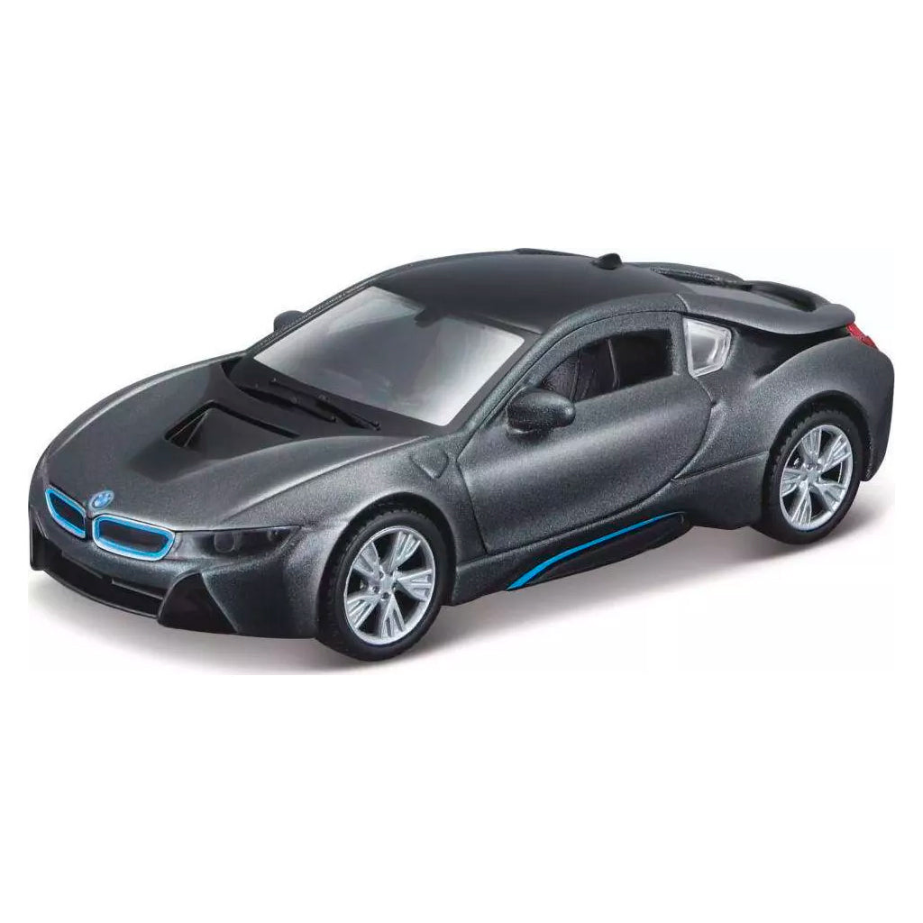 Maisto Power Racer - BMW i8 Grey / Black (4.5")