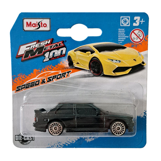 Maisto 1988 BMW M3 E30 Black (Approx 1:64)