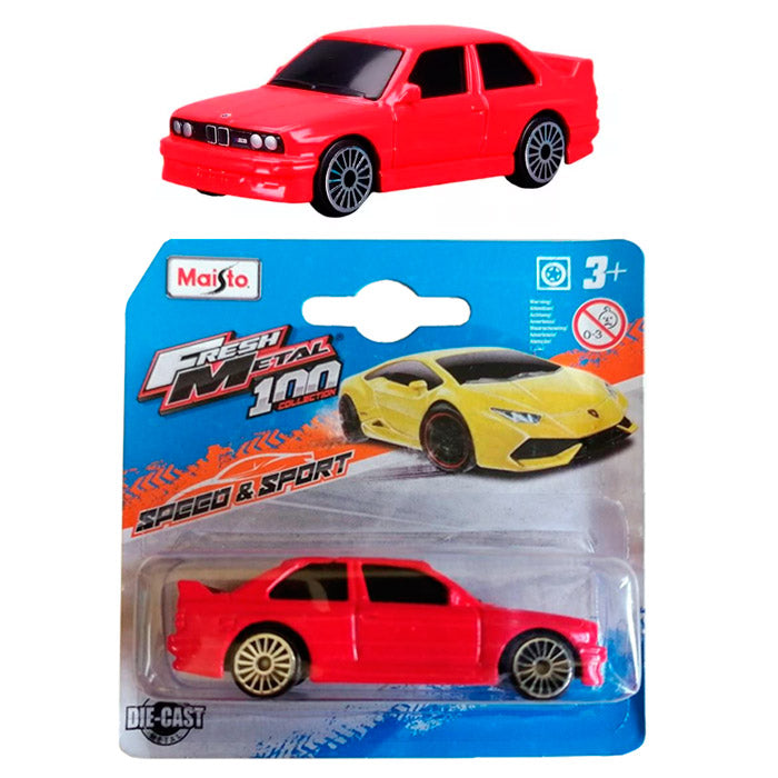 Maisto 1988 BMW M3 E30 Red (Approx 1:64)