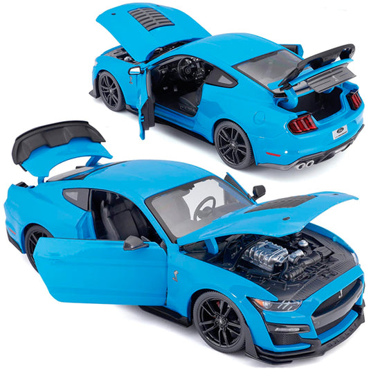 Maisto Ford Mustang Shelby GT500 2020 Blue (1:18 Scale)