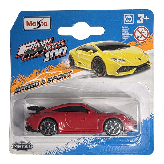 Maisto Porsche 911 GT3 Red (Approx 1:64 Scale)