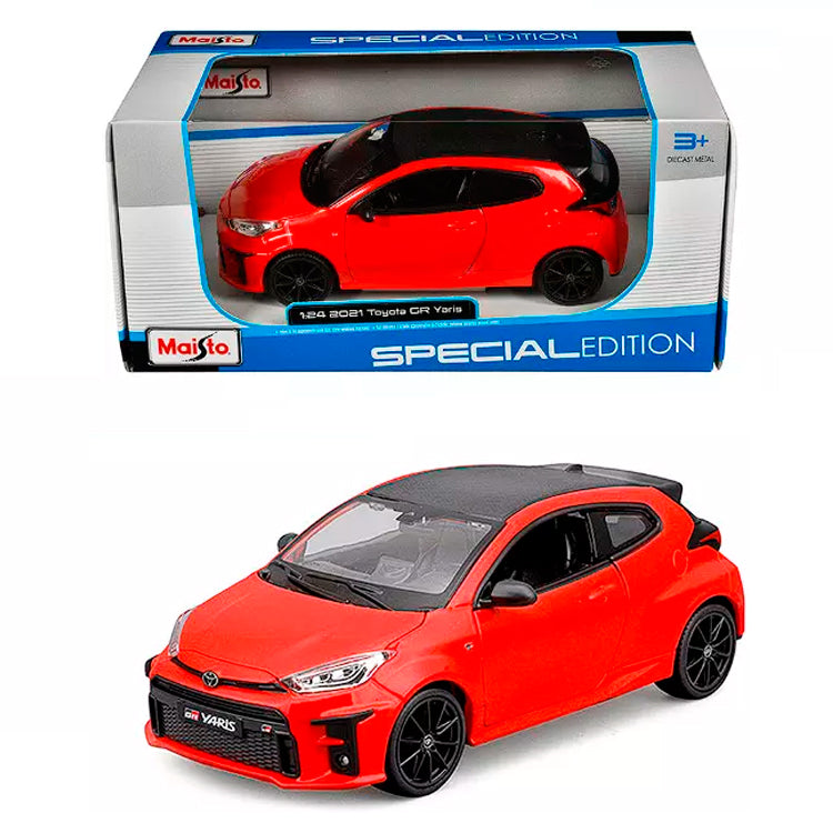 Maisto Toyota GR Yaris 2021 Red (1:24)