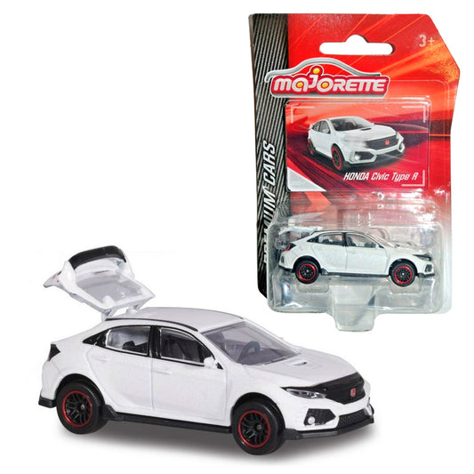 Majorette Honda Civic Type R White (1:64 Scale) (Tatty Card)