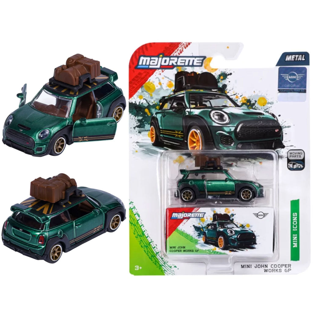 Majorette MINI Deluxe - Mini John Cooper Works GP Green (1:64 Scale)