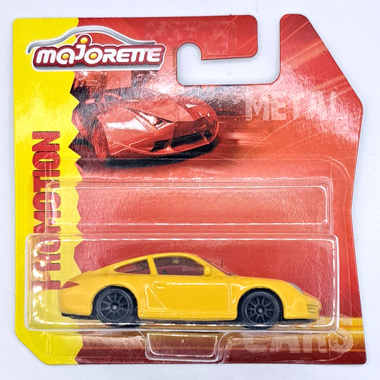Majorette Porsche 911 Yellow (1:64 Scale) (Blister Cracked)