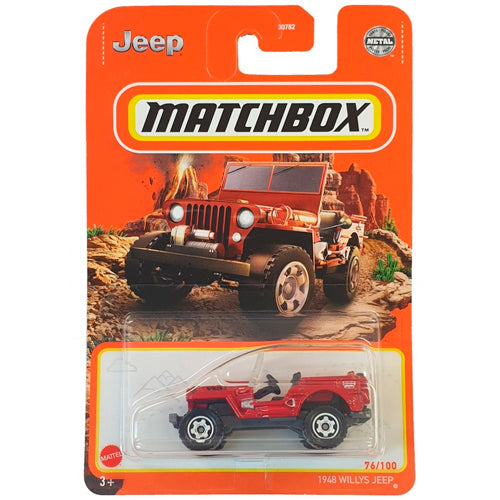 Matchbox 1948 Willys Jeep Red (GVX86) (1:64)