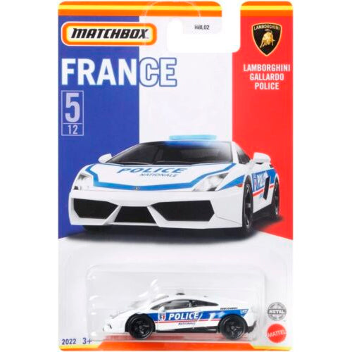 Matchbox Best Of France - Lamborghini Gallardo Police Car (HFH72) 1:64