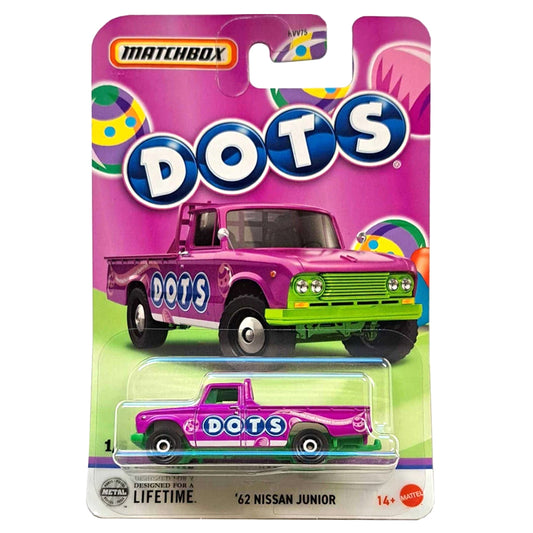 Matchbox Candy Series 2025 - 1/6 - '62 Nissan Junior (Dots)