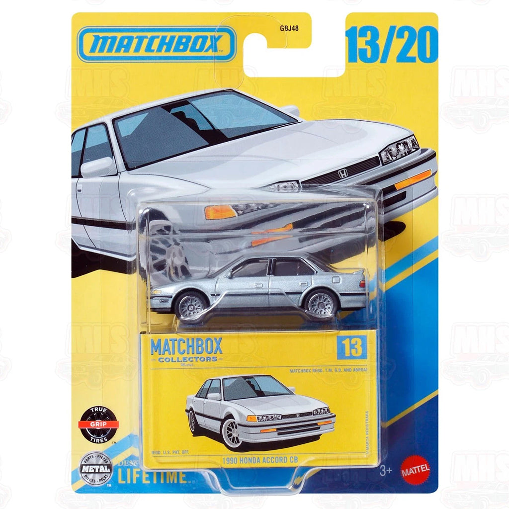 Matchbox Collectors Series 2025 - 1990 Honda Accord CB Silver