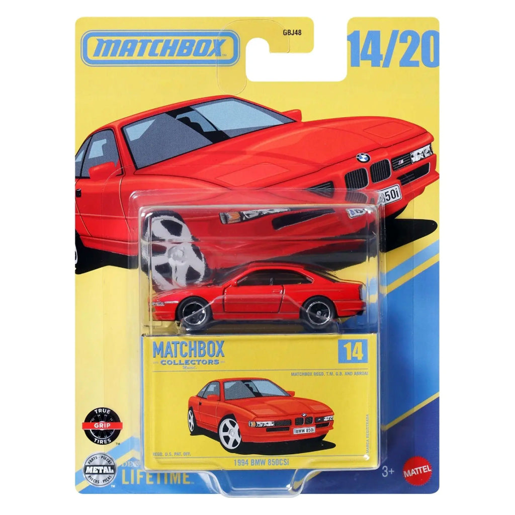 Matchbox Collectors Series 2025 - 1994 BMW 850CSi Red (1:64 Scale)