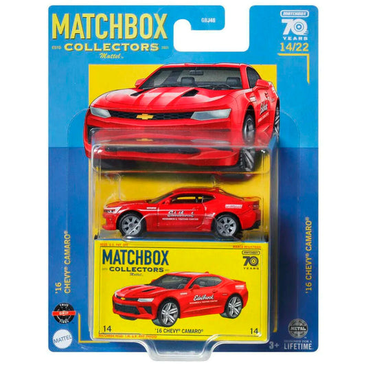 Matchbox Collectors '16 Chevy Camaro Red (HLJ61) (1:64)