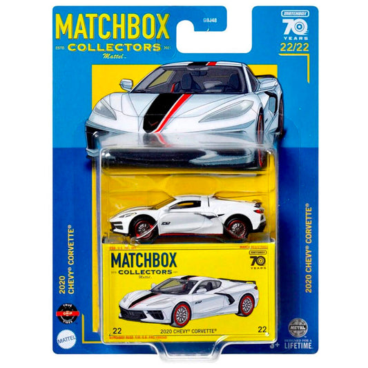 Matchbox Collectors 2020 Chevy Corvette White (1/64) (HLJ75)