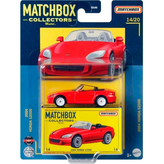 Matchbox Collectors 2004 Honda S2000 Red (GRK31) (1:64)