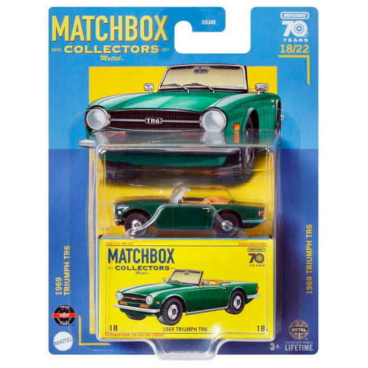 Matchbox Collectors 1969 Triumph TR6 Green (HLJ63) (1:64)