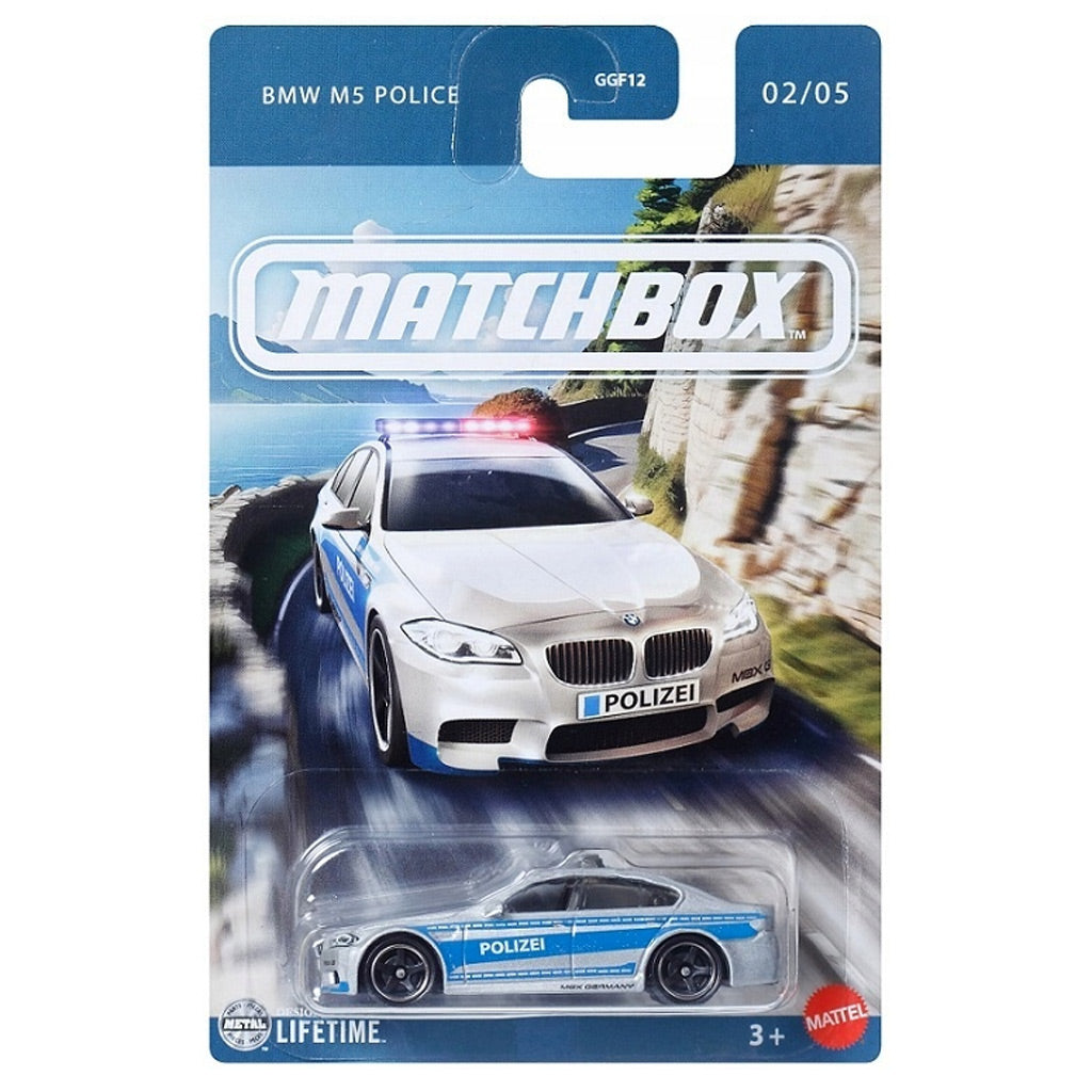 Matchbox European Series 2025 - 2/5 - BMW M5 Police (1:64 Scale)
