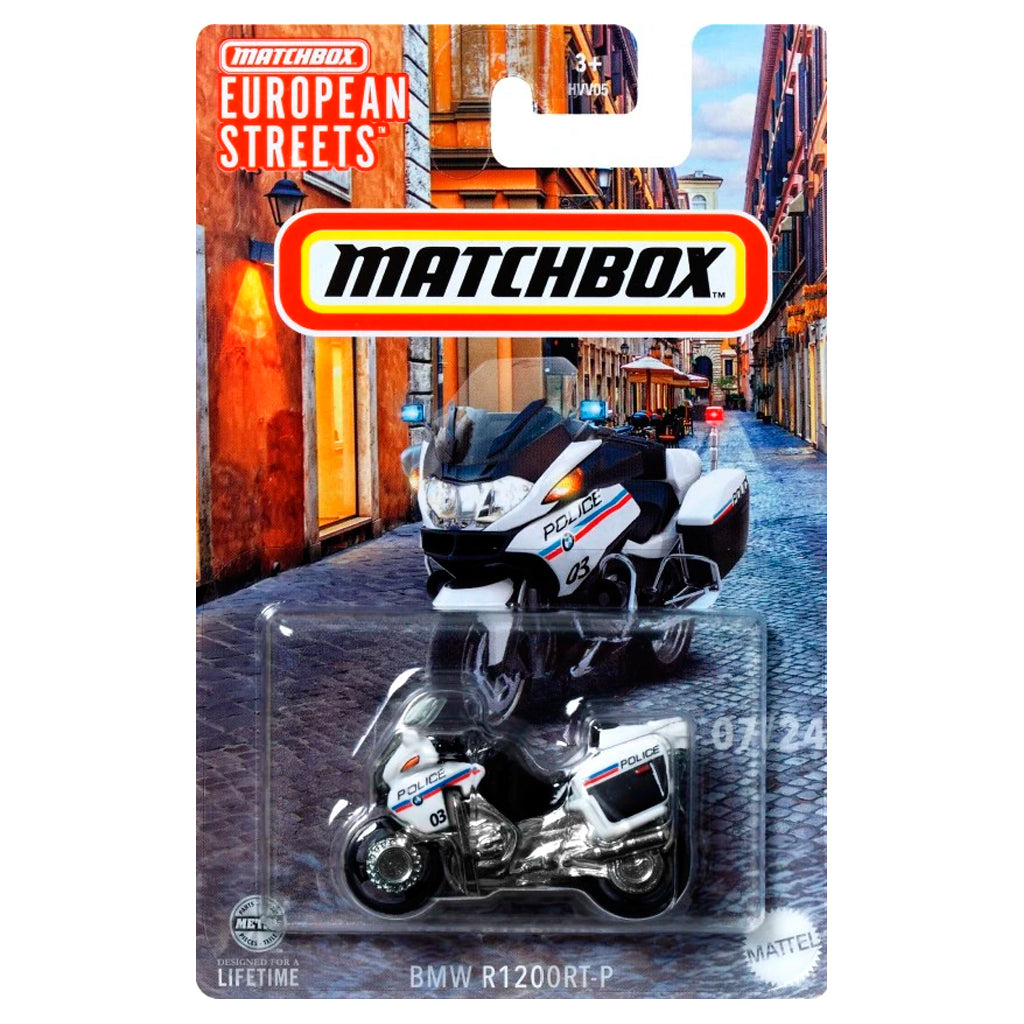 Matchbox European Streets 2024 - BMW R1200RT-P Police Bike (1:64)