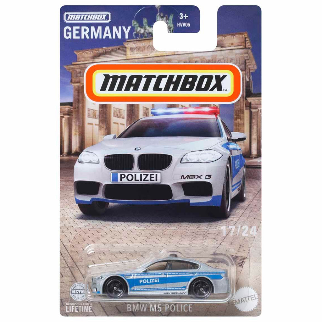 Matchbox European Streets 2024: Germany - BMW M5 Police