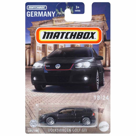 Matchbox European Streets 2024: Germany - Volkswagen Golf GTI Black