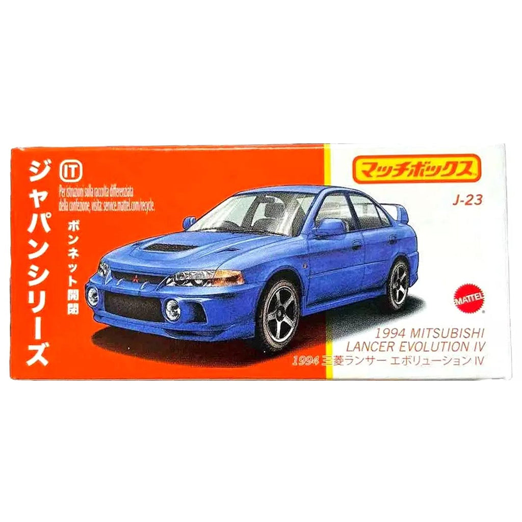 Matchbox Japan Series - 1994 Mitsubishi Lancer Evo IV Blue J-23 (1:64)