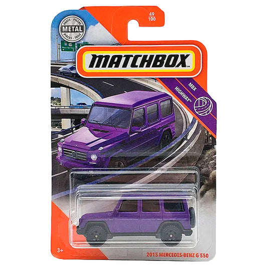 Matchbox 2015 Mercedes-Benz G 550 Purple (GKK65) (1:64)