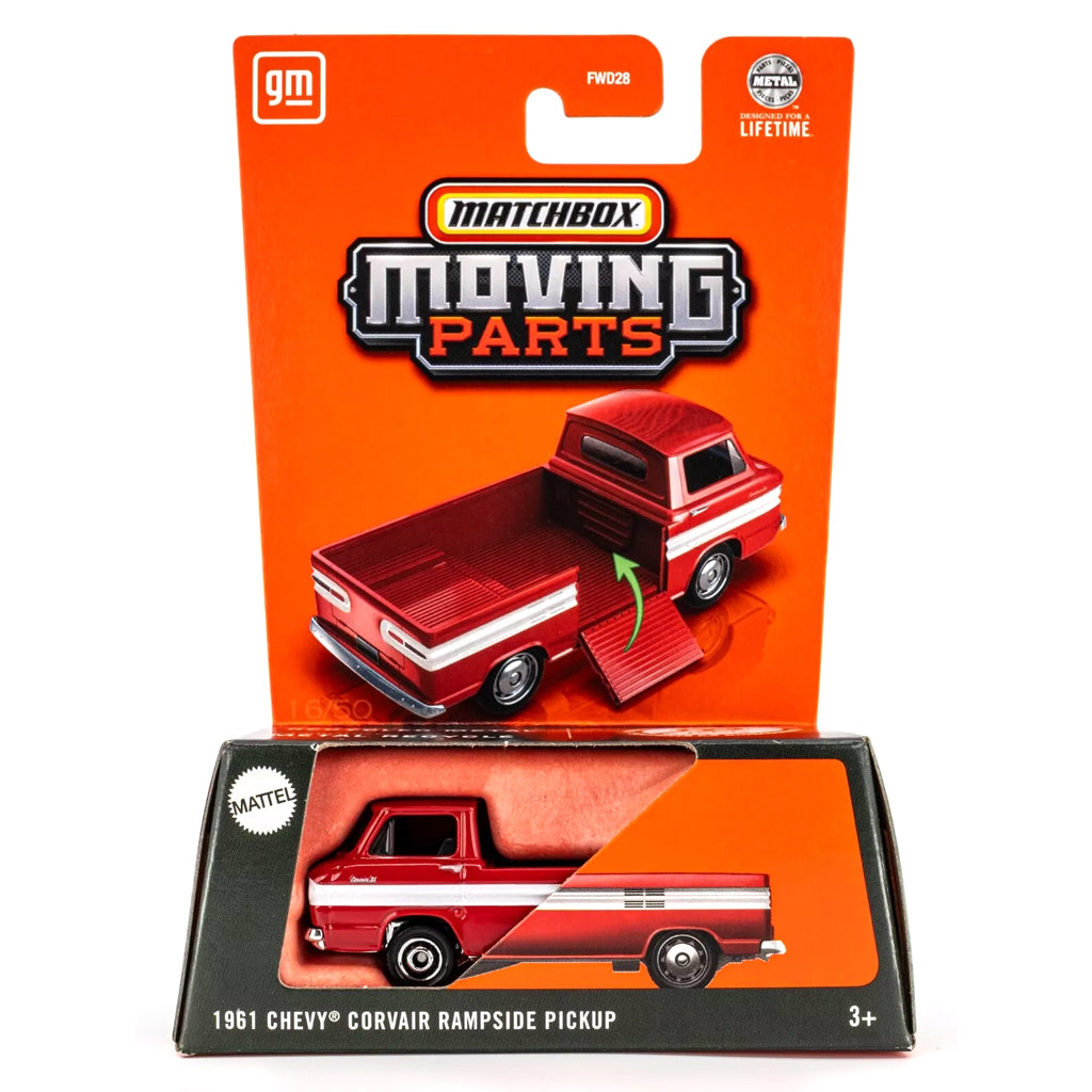 Diecast Rampside Matchbox Moving Parts 2025 - 1961 Chevy Corvair Rampside Pickup (1:64 ...