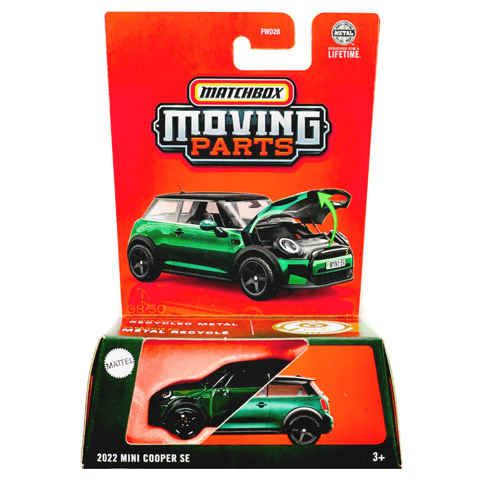 Matchbox Moving Parts 2025 - 2022 Mini Cooper SE Green – AGR Models
