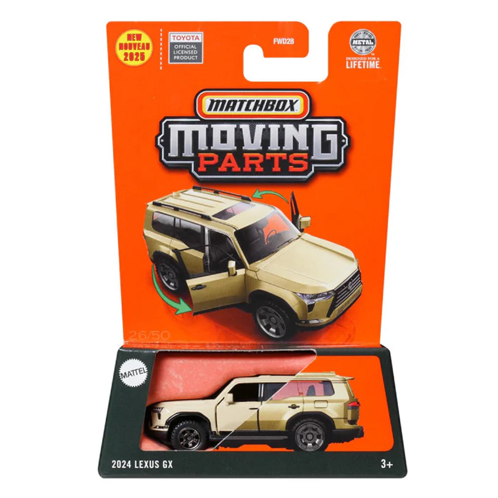Matchbox Moving Parts 2025 - 2024 Lexus GX (1:64 Scale) – AGR Models