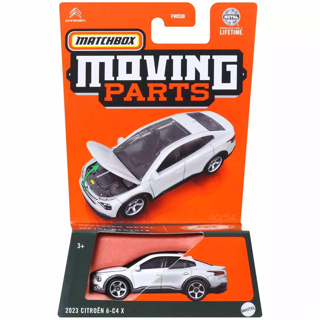 Matchbox Moving Parts 2024 - 2023 Citroen e-C4 X White (1:64)