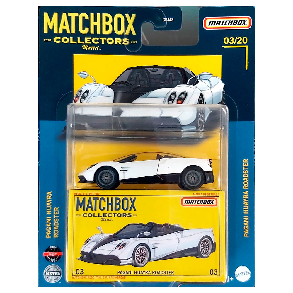 Matchbox Collectors Pagani Huayra Roadster White (1/64) (HFL77)