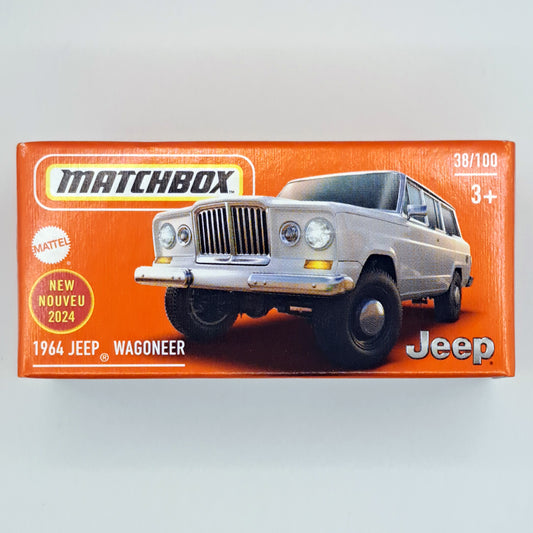 Matchbox Power Grabs - 1964 Jeep Wagoneer White (HVP58) (1:64)