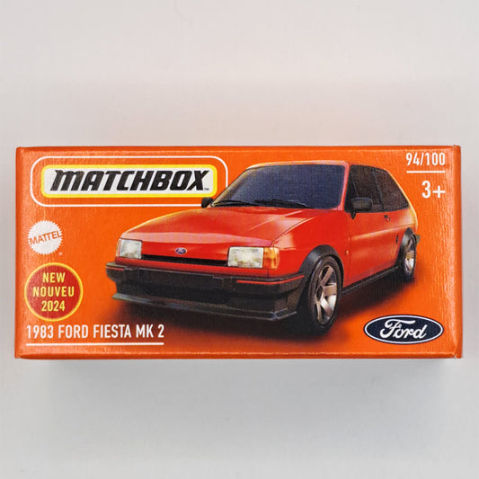 Matchbox Power Grabs - 1983 Ford Fiesta Mk2 Red (HVP60) (1:64)